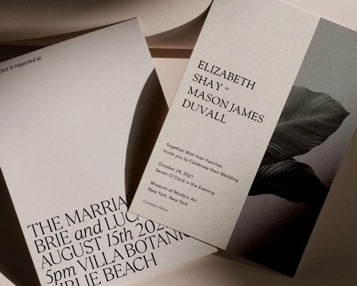 Printed Wedding Invitations