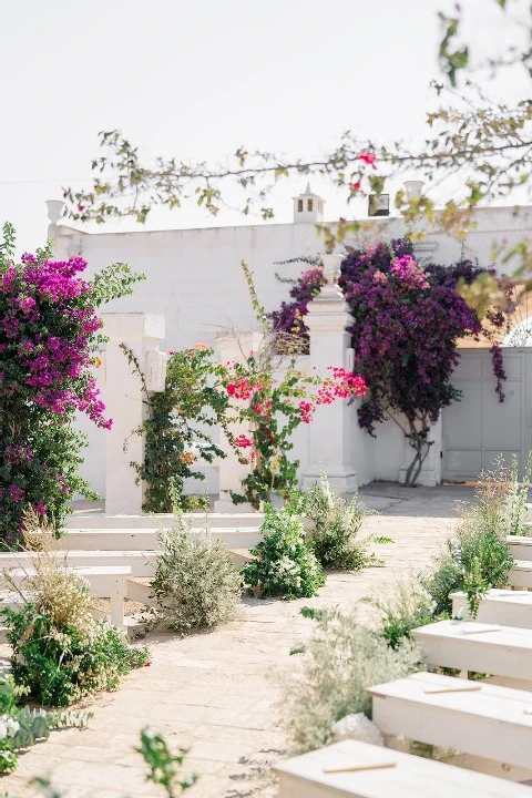 A Desert Wedding for Cristina and Luca