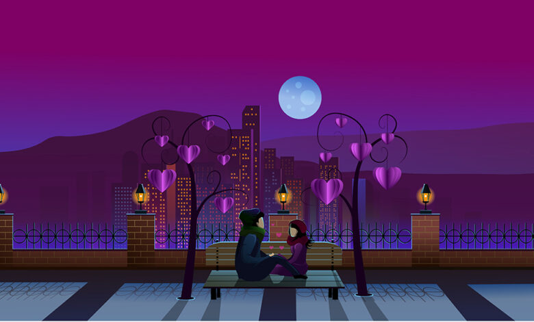 dating in city at night