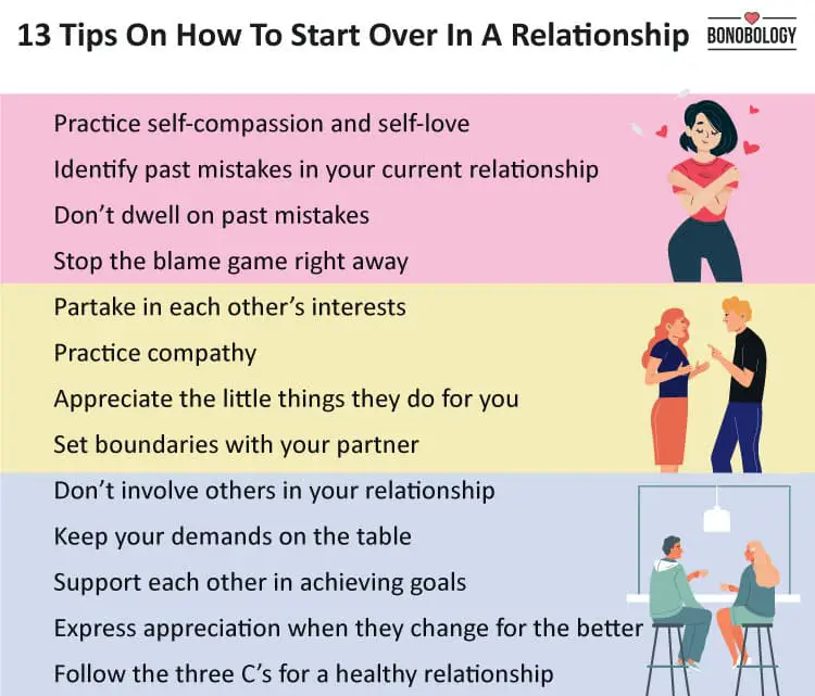 13 Tips On How To Start Over In A Relationship